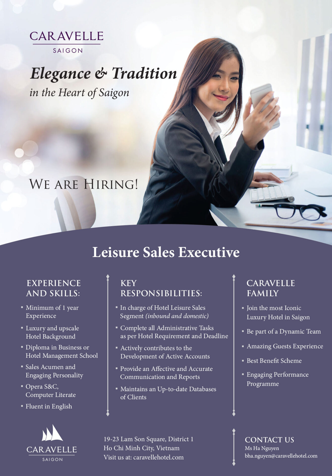 Caravelle-Hiring-Leisure-Sales-Executive
