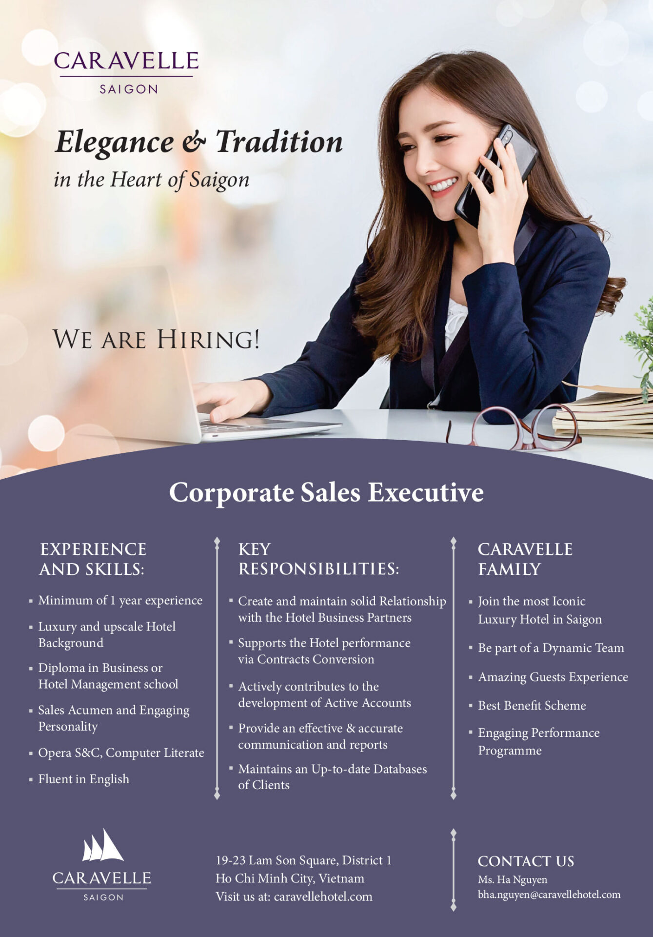 Caravelle-Hiring-Sales-Executive
