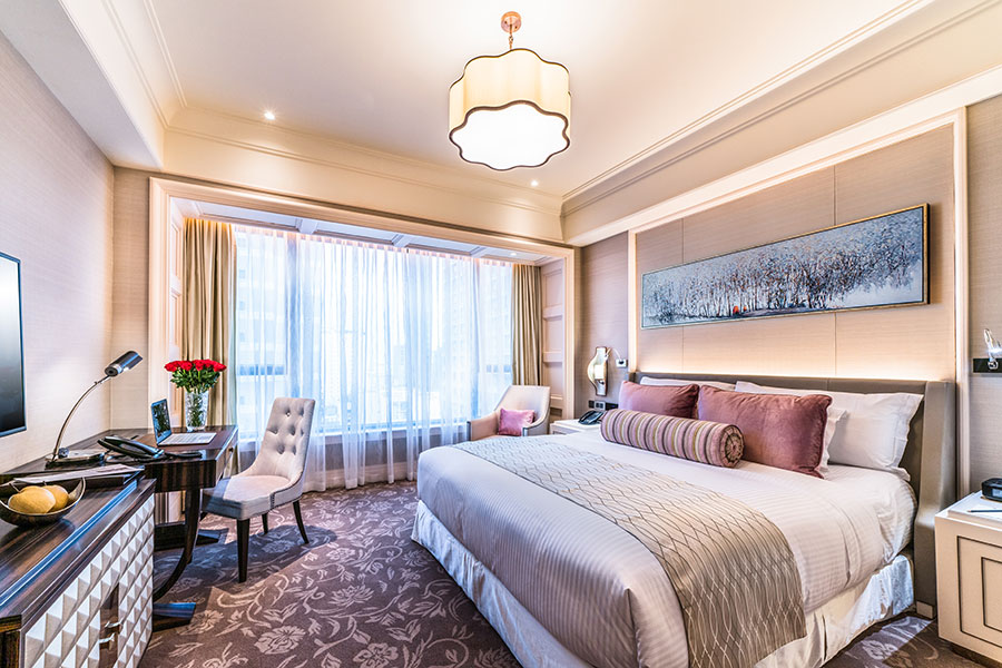 The Delux room at Caravelle 5 Star Hotel Saigon, Vietnam