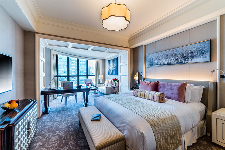 The Signature Studio room at Caravelle 5 Star Hotel Saigon, Vietnam