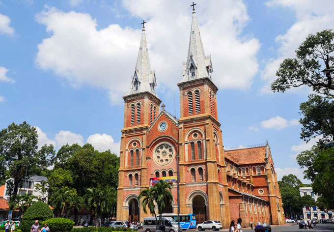 Saigon Notre Dame Cathedral, visit it as part of your Caravelle Luxury Hotel Experience